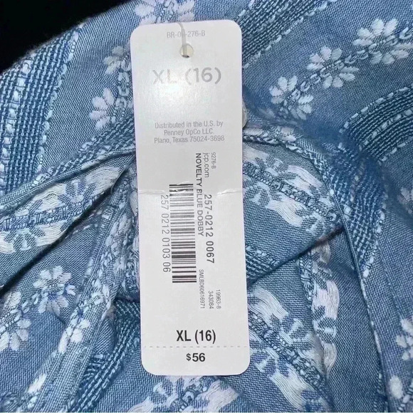 Peyton & Parker size xl (16) chambray dress nwt - Picture 6 of 10